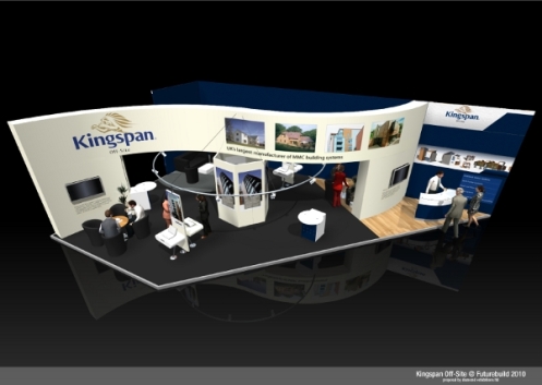Concept of Kingspan Potton stand at Ecobuild 2010